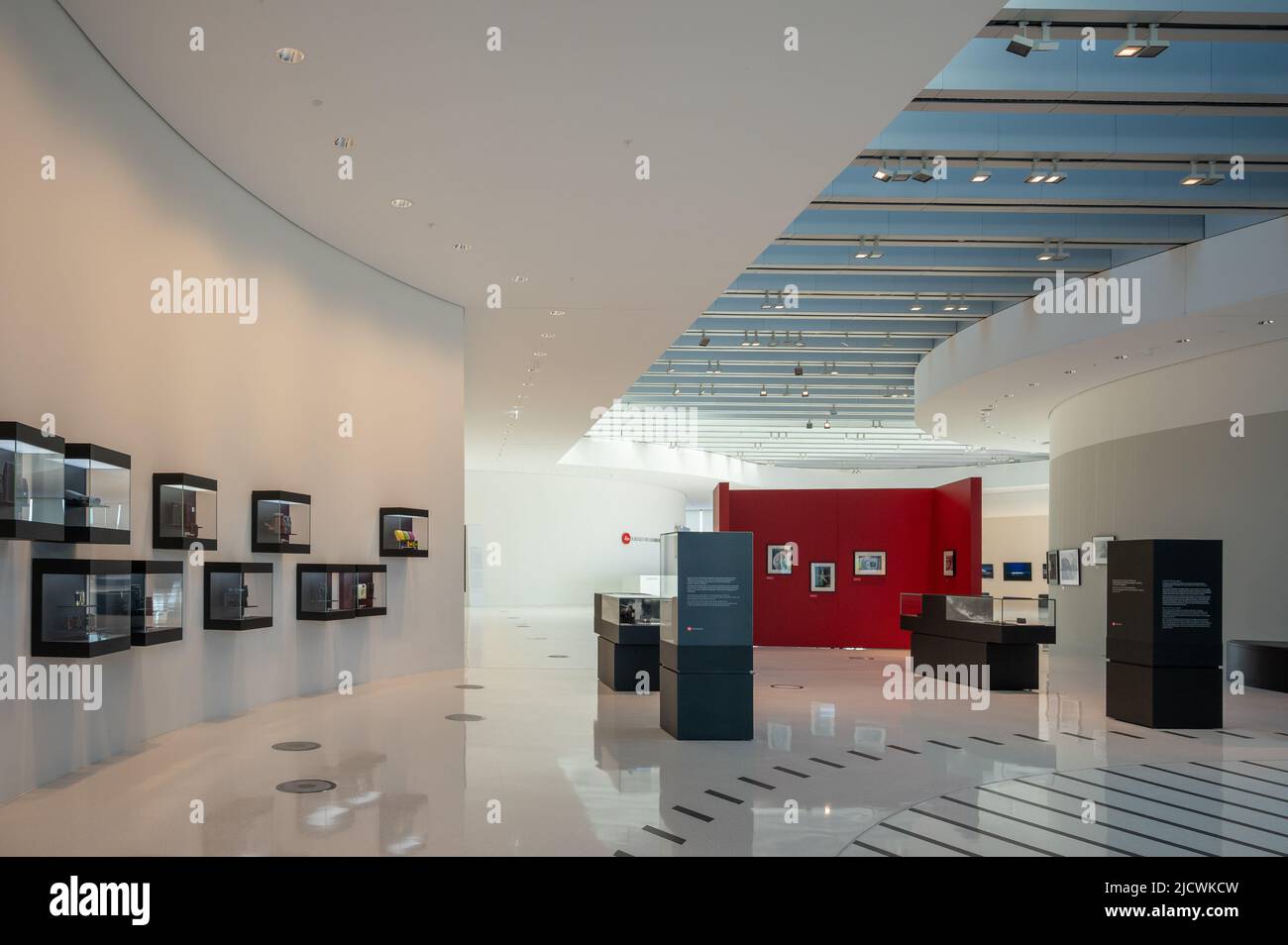 Wetzlar, Germany - June 16, 2022: Interior of Leica Park and Galleries Stock Photo