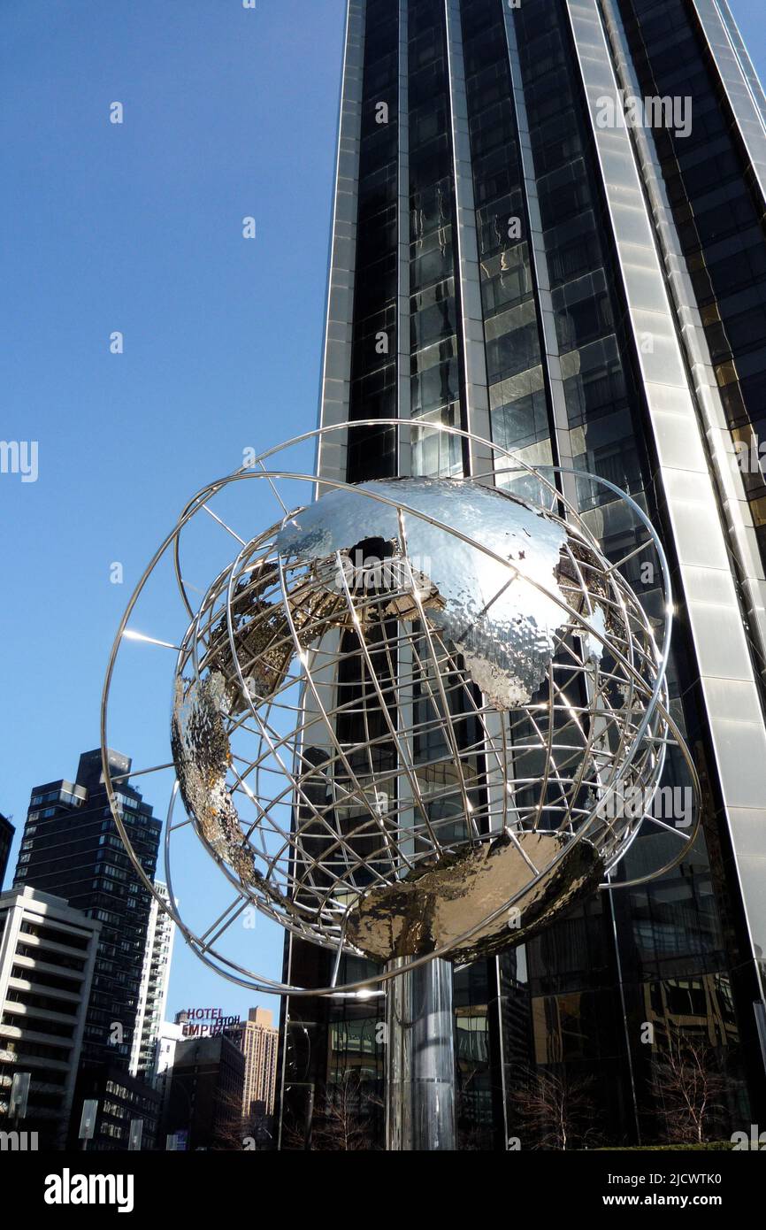 Columbus Circle Globe, Manhattan, New York Stock Photo - Alamy