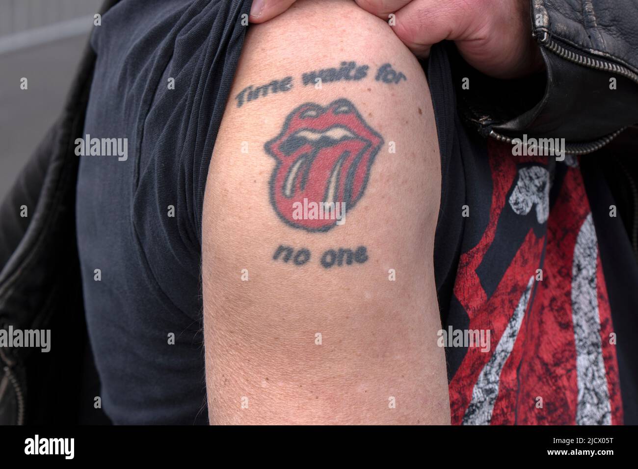 Rolling Stones half leg sleeve by  Underworld Tattoo  Facebook
