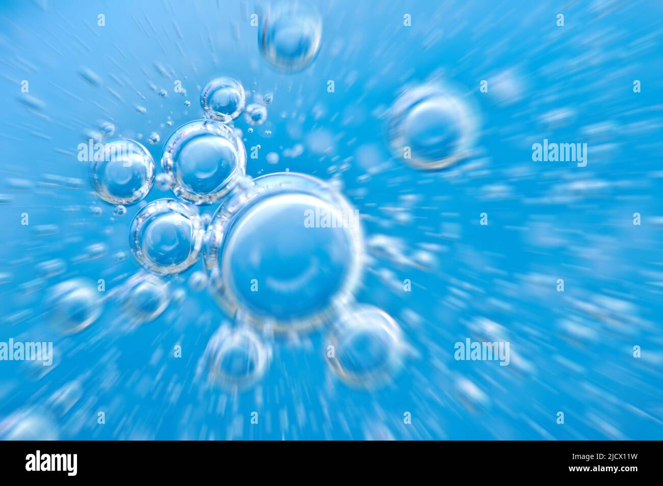 Water. Movement of air bubbles blue beautiful abstract underwater background Stock Photo Alamy