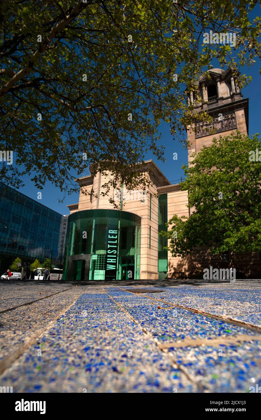 Laing Art Gallery showing the Blue Carpet, Newcastle-upon-Tyne Stock Photo