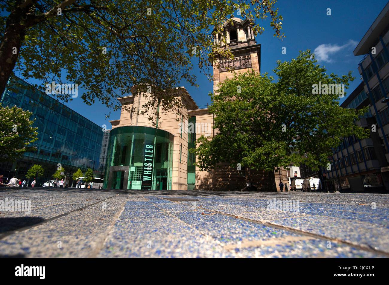 Laing Art Gallery showing the Blue Carpet, NewcastleuponTyne Stock