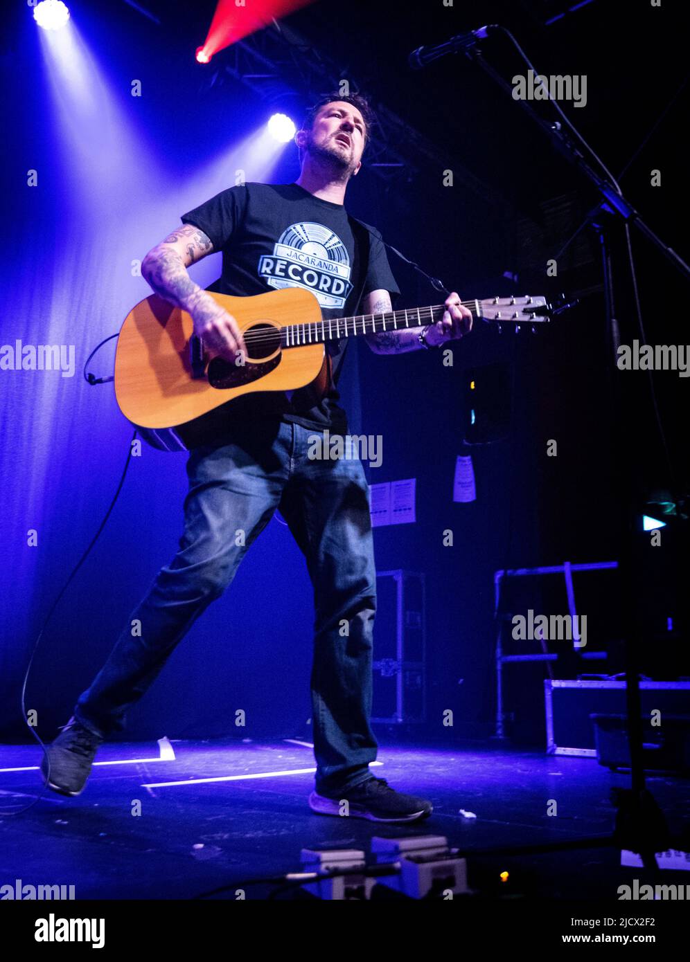 Frank Turner Live In Liverpool 2022 Stock Photo