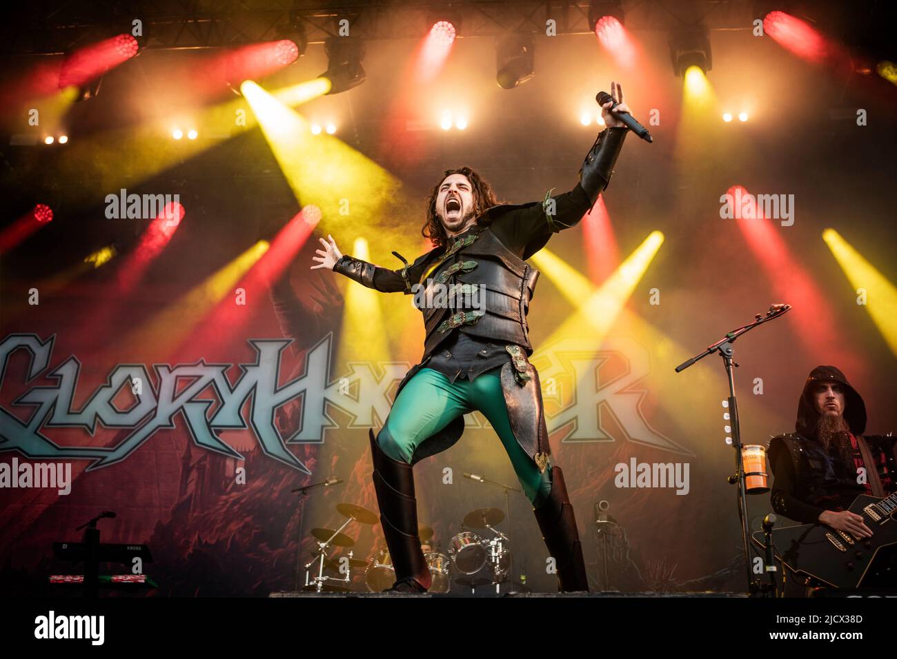 Copenhagen, Denmark. 15th June, 2022. The AngloSwiss power metal band