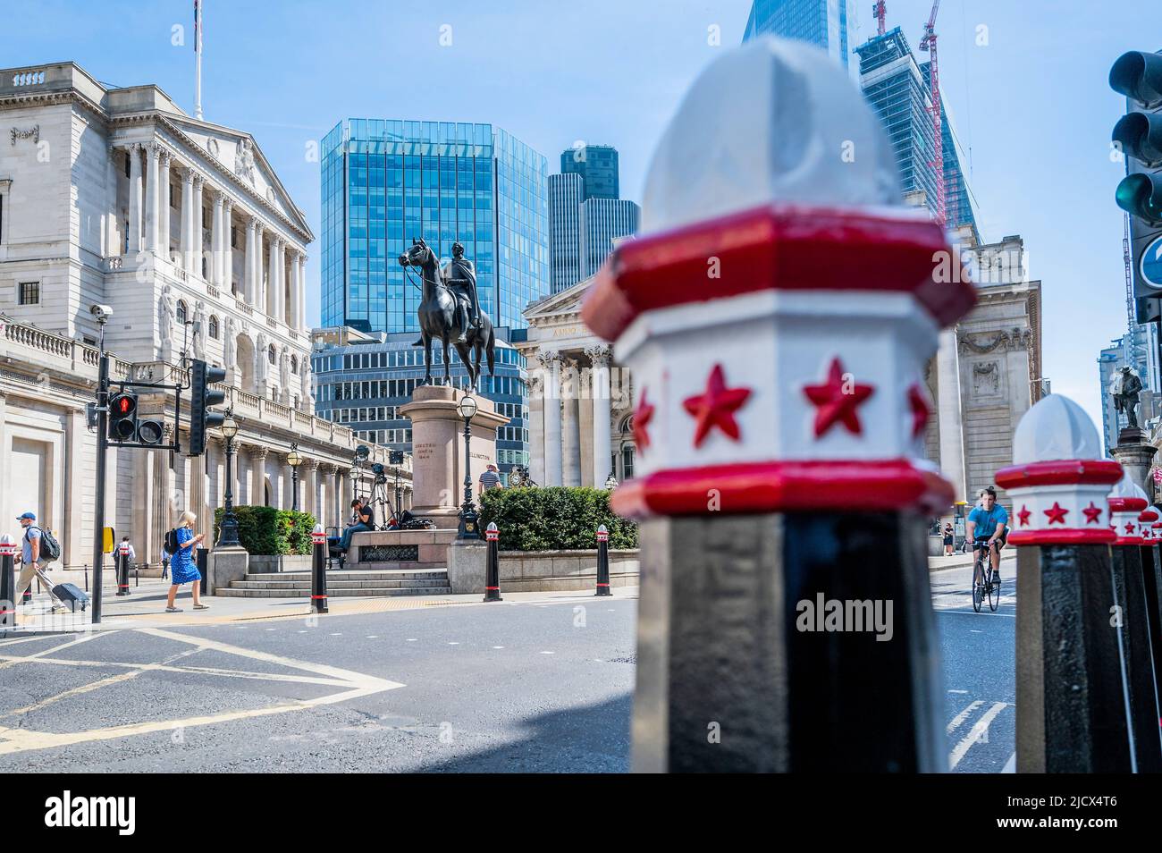 London, UK. 16th June, 2022. Bank of England before expected interest rate rise in response to the high rate of UK inflation. Credit: Guy Bell/Alamy Live News Stock Photo