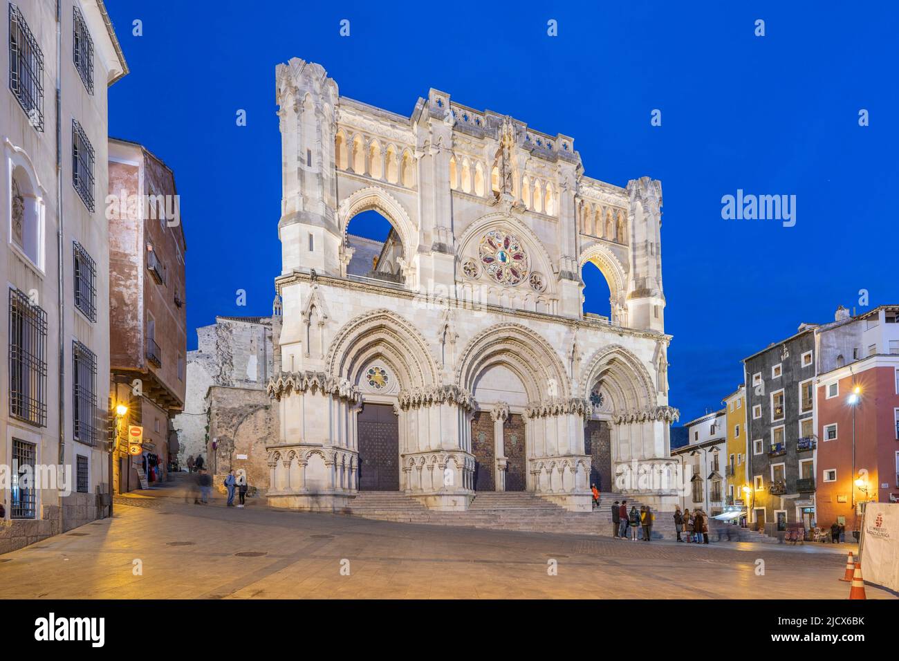 The Cathedral of Santa Maria and San Giuliano, Cuenca, UNESCO World Heritage Site, Castile-La Mancha, Spain, Europe Stock Photo