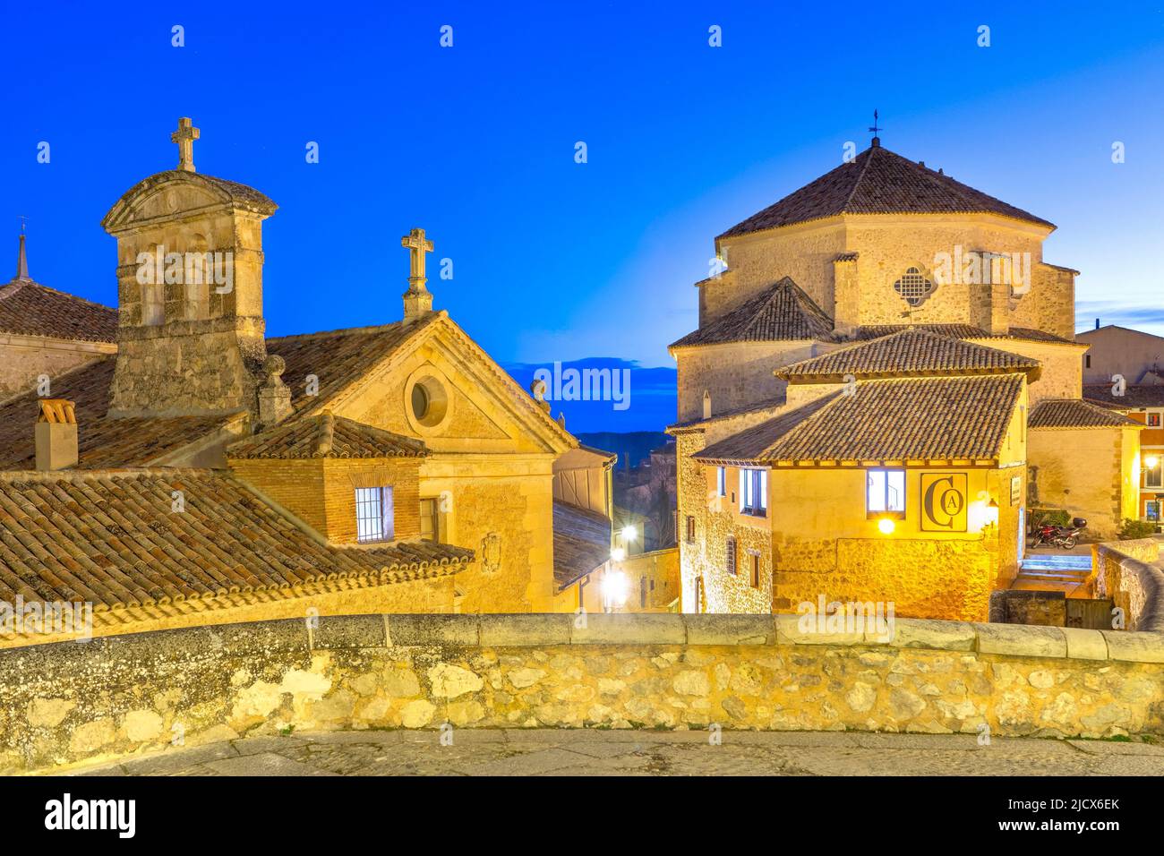 St. Peter's Church, Cuenca, UNESCO World Heritage Site, Castile-La Mancha, Spain, Europe Stock Photo