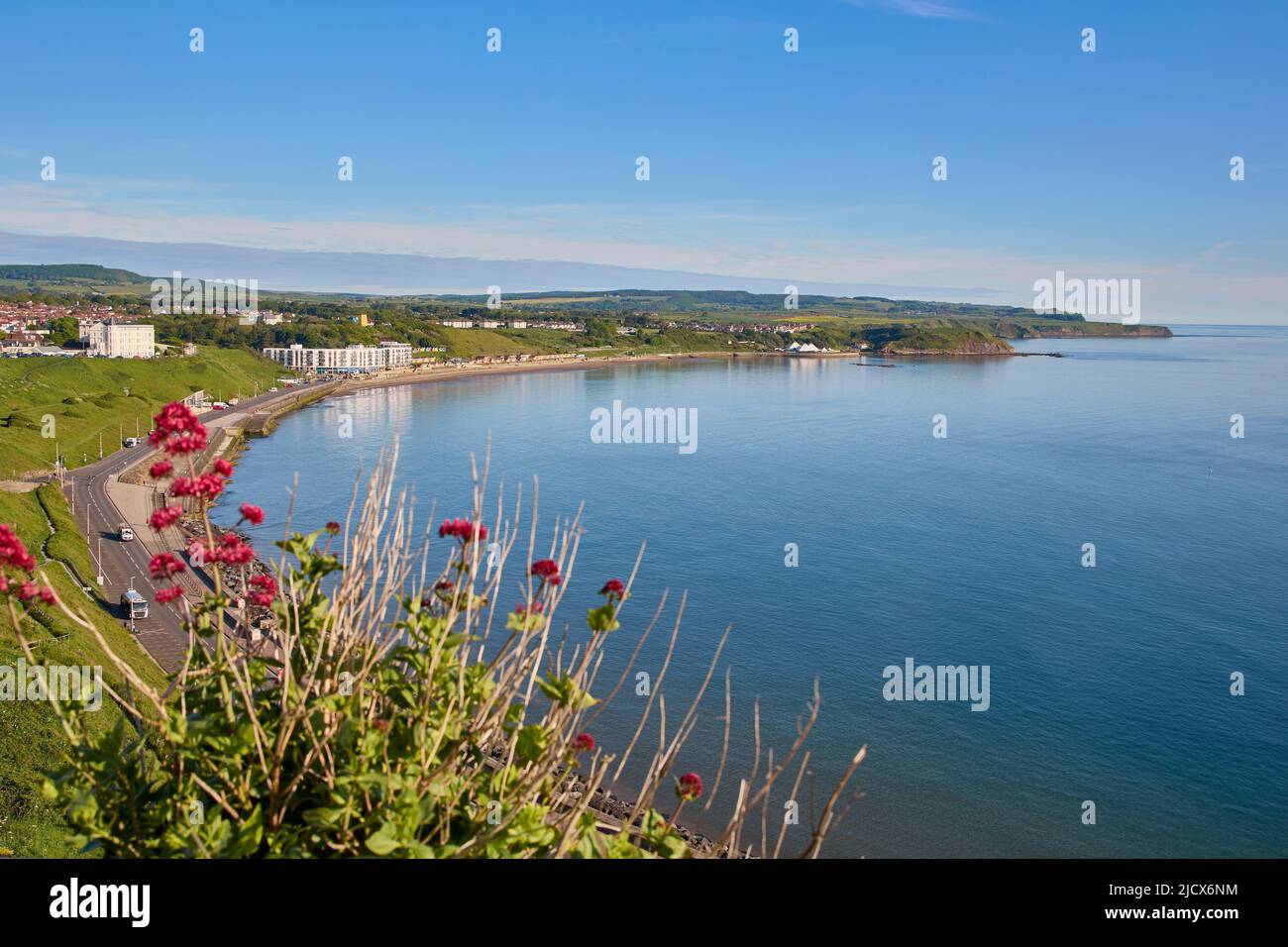 View of North Bay, Scarborough, Yorkshire, England, United Kingdom, Europe Stock Photo