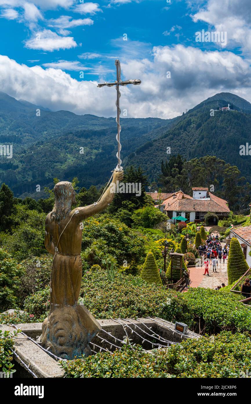 Monserrate Sanctuary, Bogota, Colombia, South America Stock Photo