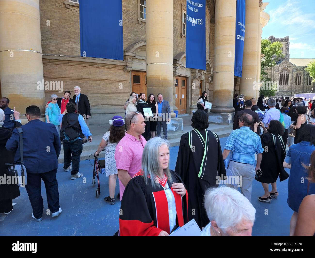 University of Toronto Convocation Hall Graduation, Toronto Stock Photo