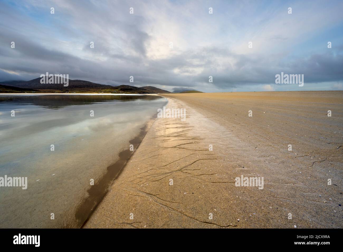 Luskentyre Beach, Isle of Harris, Outer Hebrides, Scotland, United Kingdom, Europe Stock Photo