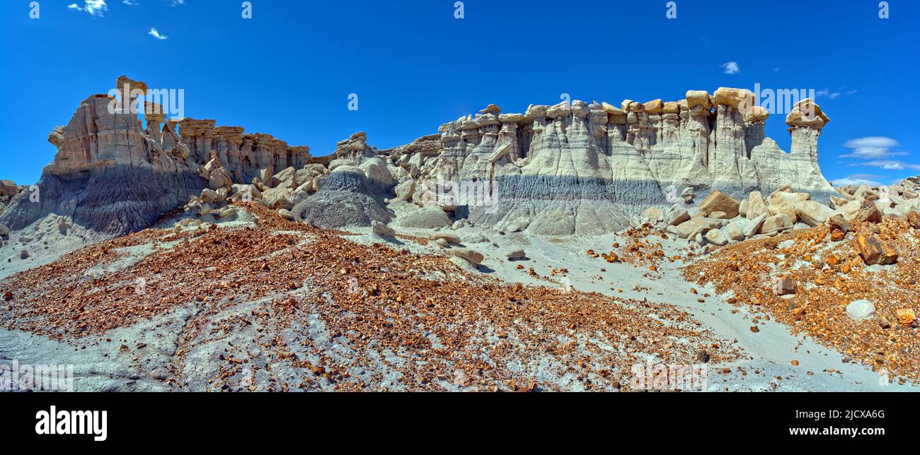 A hoodoo ridge in Devil's Playground at Petrified Forest National Park ...