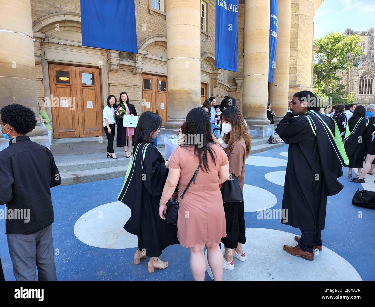 University of Toronto Convocation Hall Graduation, Toronto Stock Photo