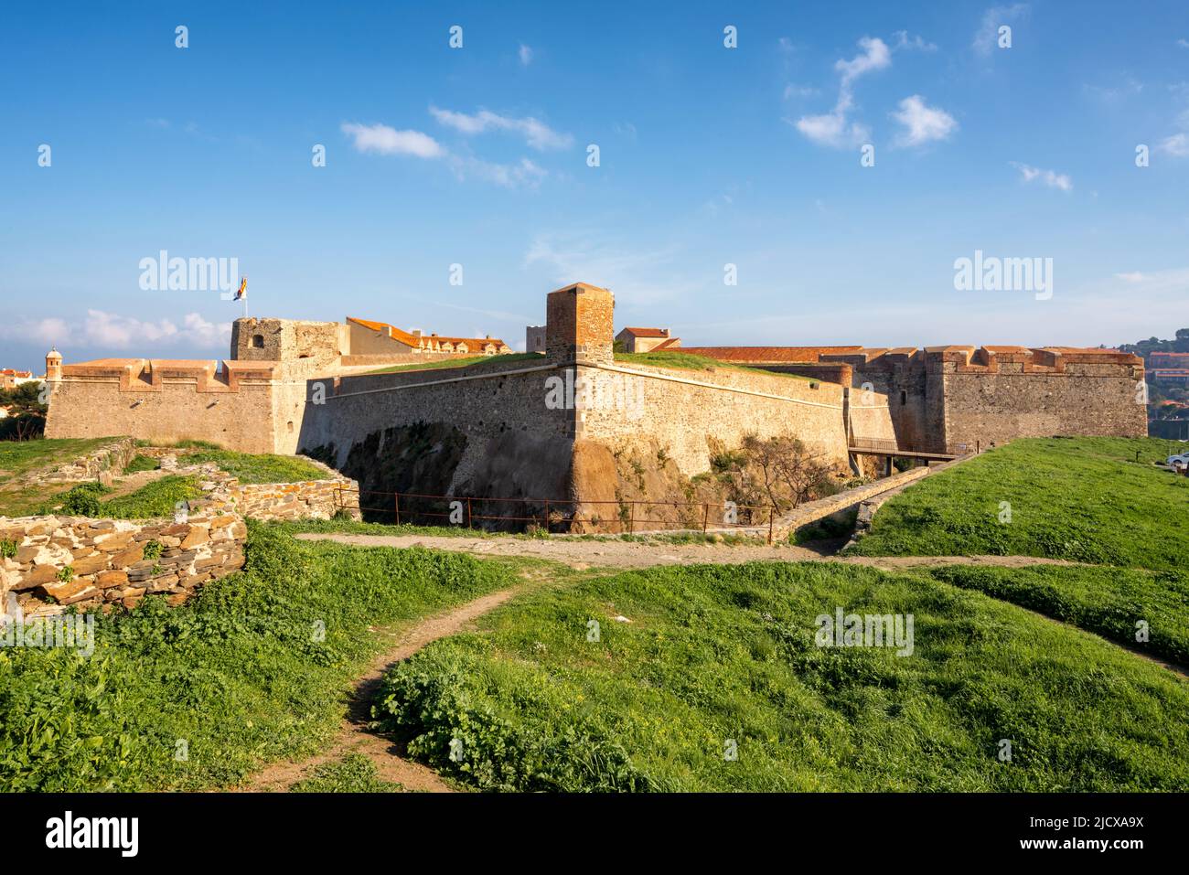 Royal castle of Collioure, Collioure, Pyrenees Orientales, France