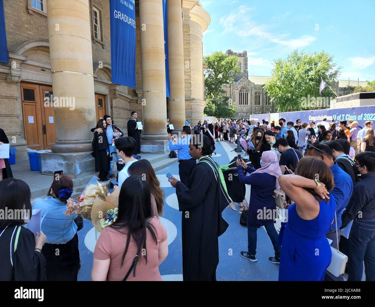 University of Toronto Convocation Hall Graduation, Toronto Stock Photo