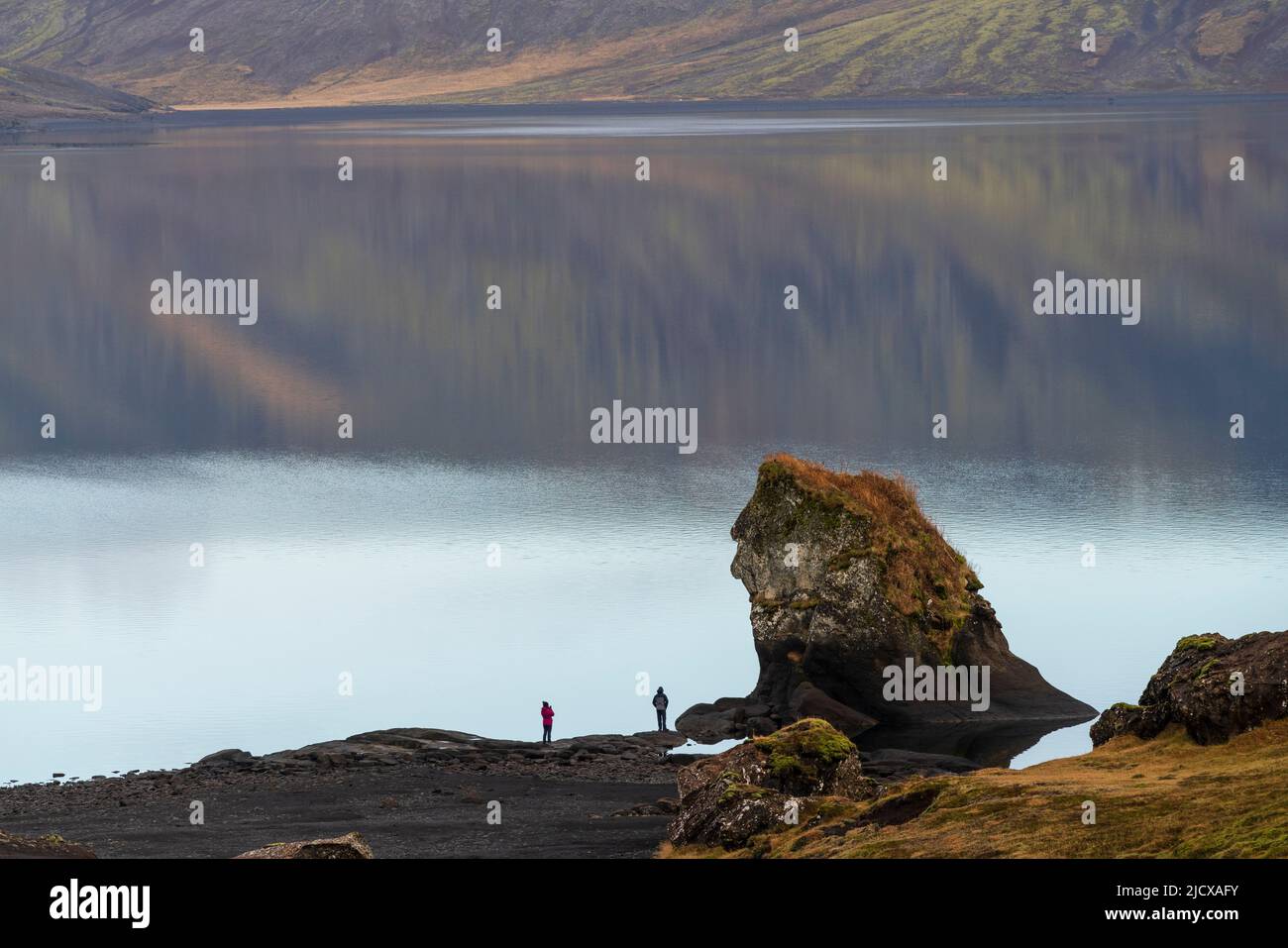 Kleifarvatn Lake, Iceland, Polar Regions Stock Photo
