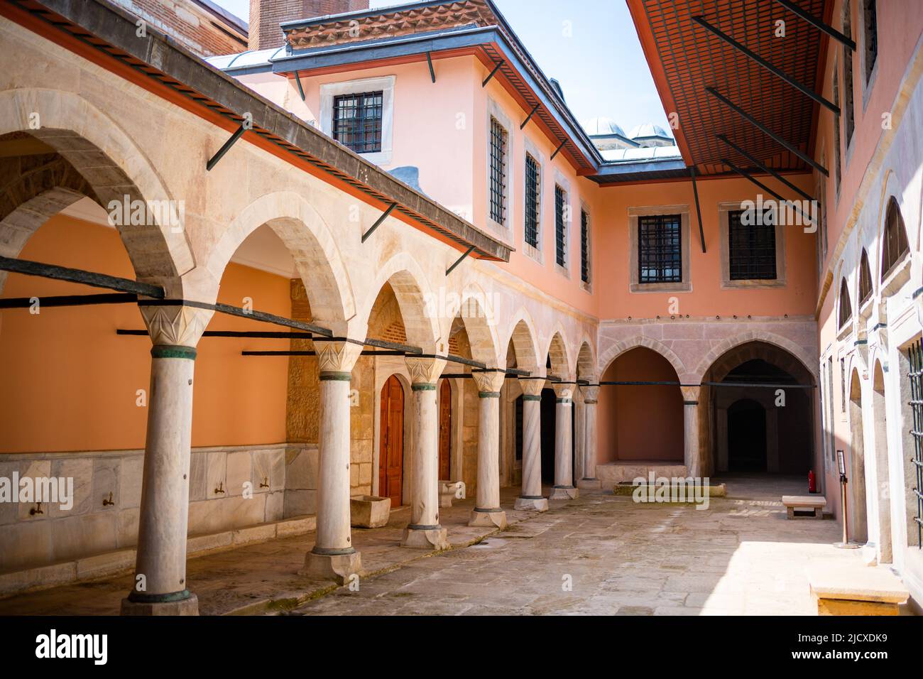Interior of Topkapi Palace, detail and decoration of the castle ...