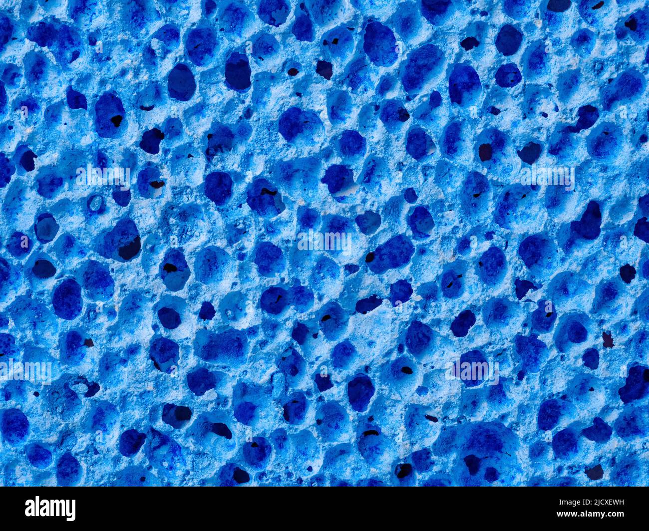 Pore pumice texture as blue abstract background Stock Photo