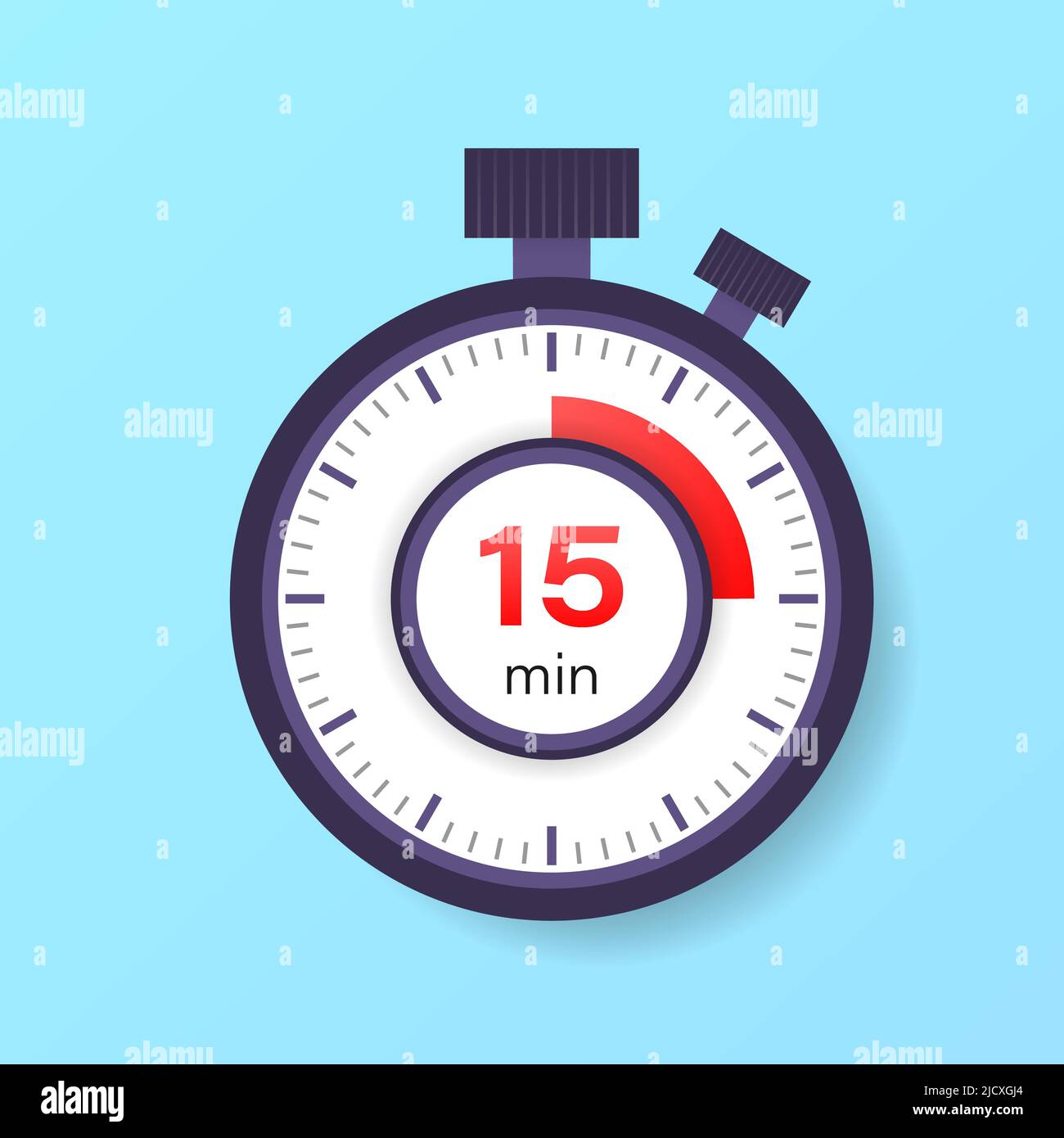 15 minutes clock Stock Vector Images Alamy