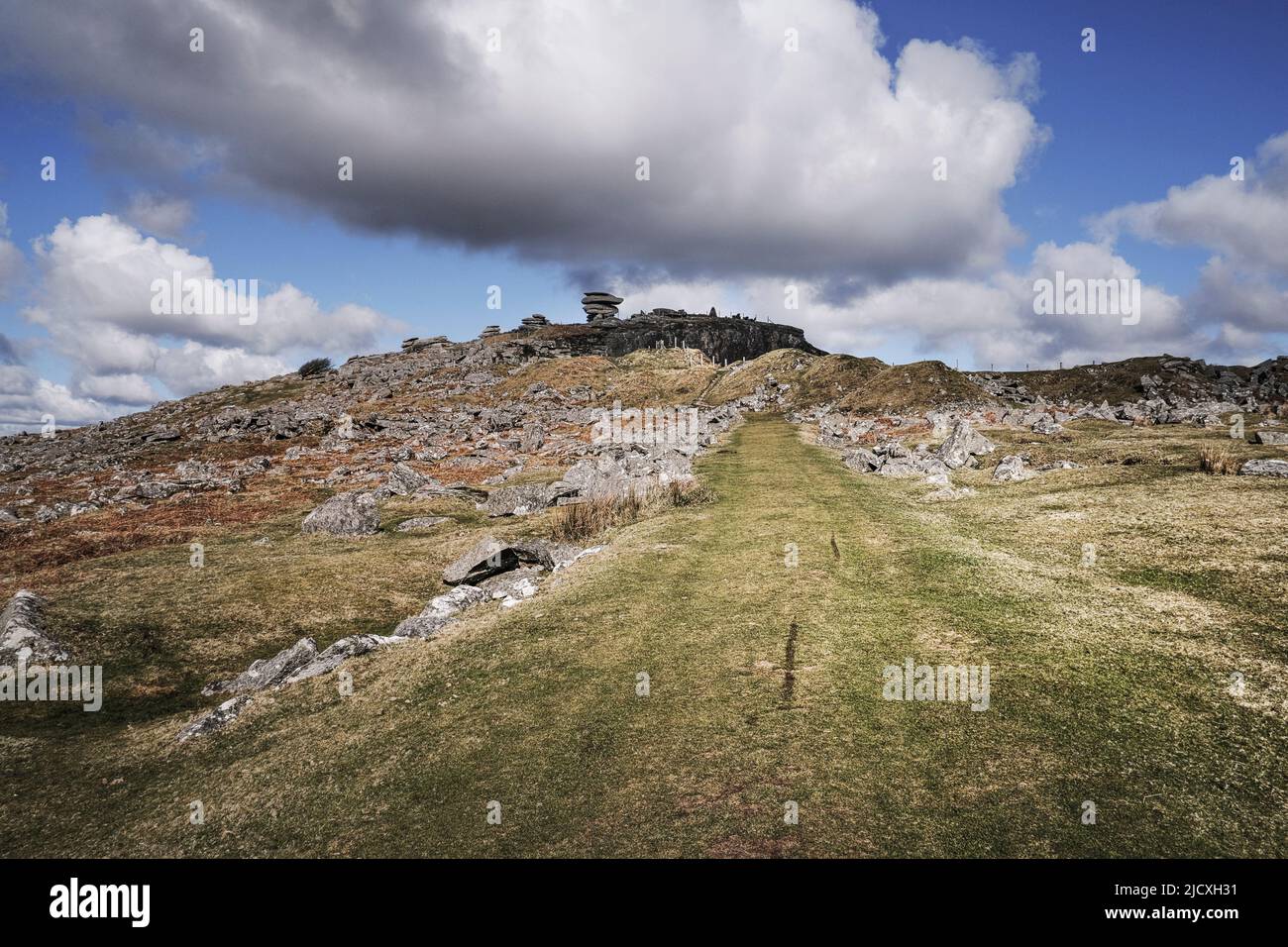 Disused quarry on Bodmin Moor, It was very wild and windy o…