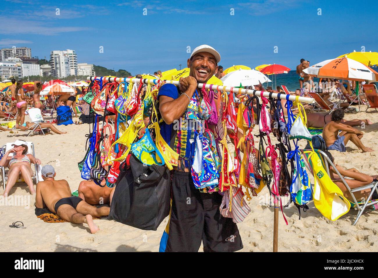 Bikini seller ipanema beach hi-res stock photography and images - Alamy