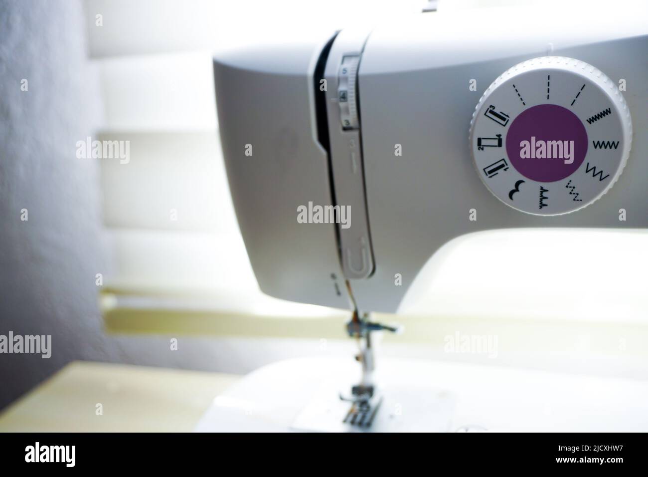 An Old, Hand Sewing Machine. Isolated, On White Background Stock Photo,  Picture and Royalty Free Image. Image 81656832.