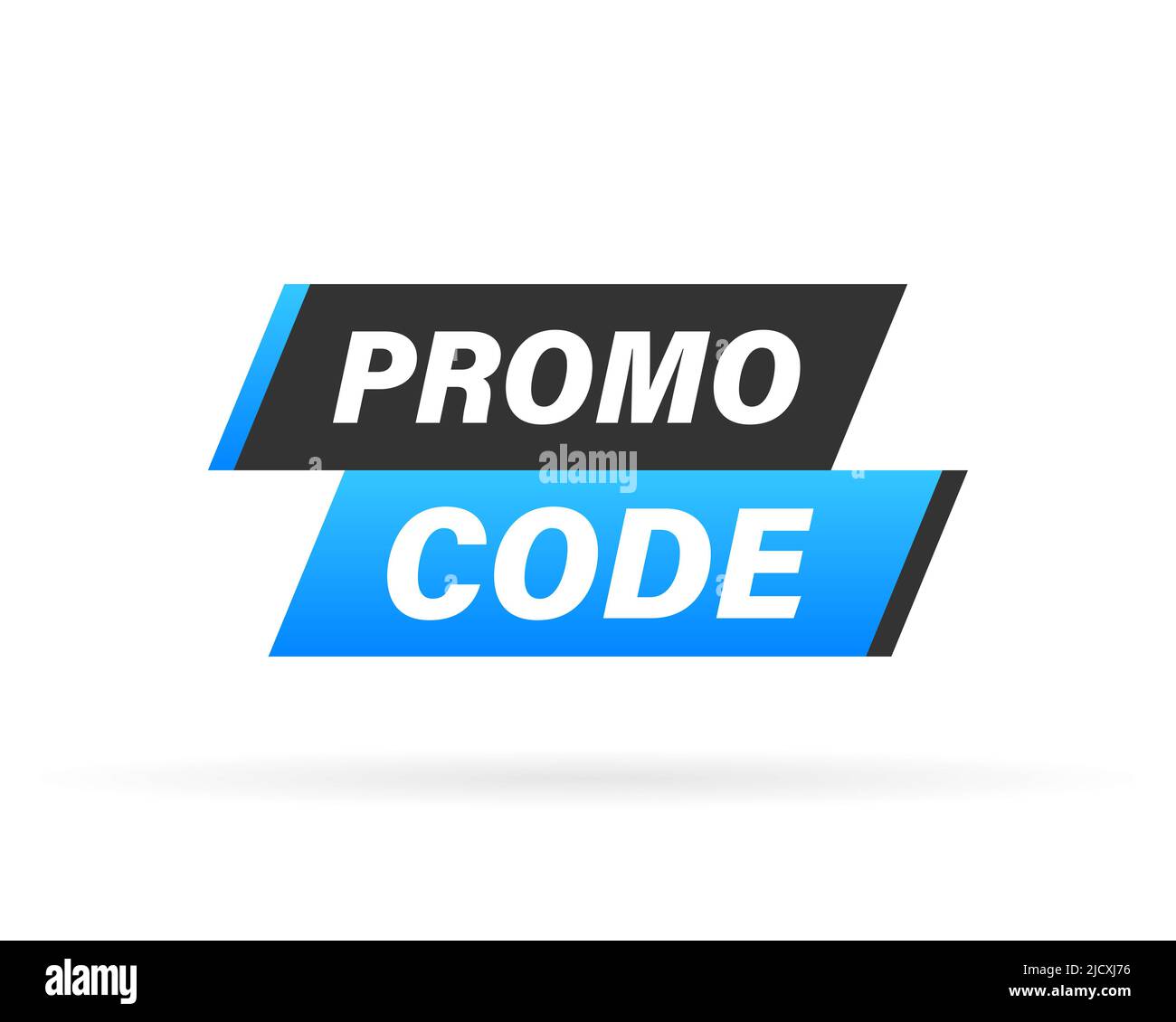 Promo code, coupon code. Flat vector set design illustration on white ...