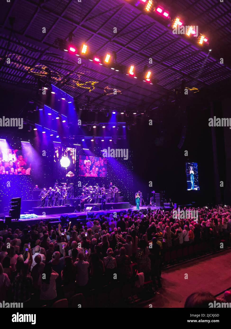 June 15, 2022 American entertainer and actress Dina Ross, performs a