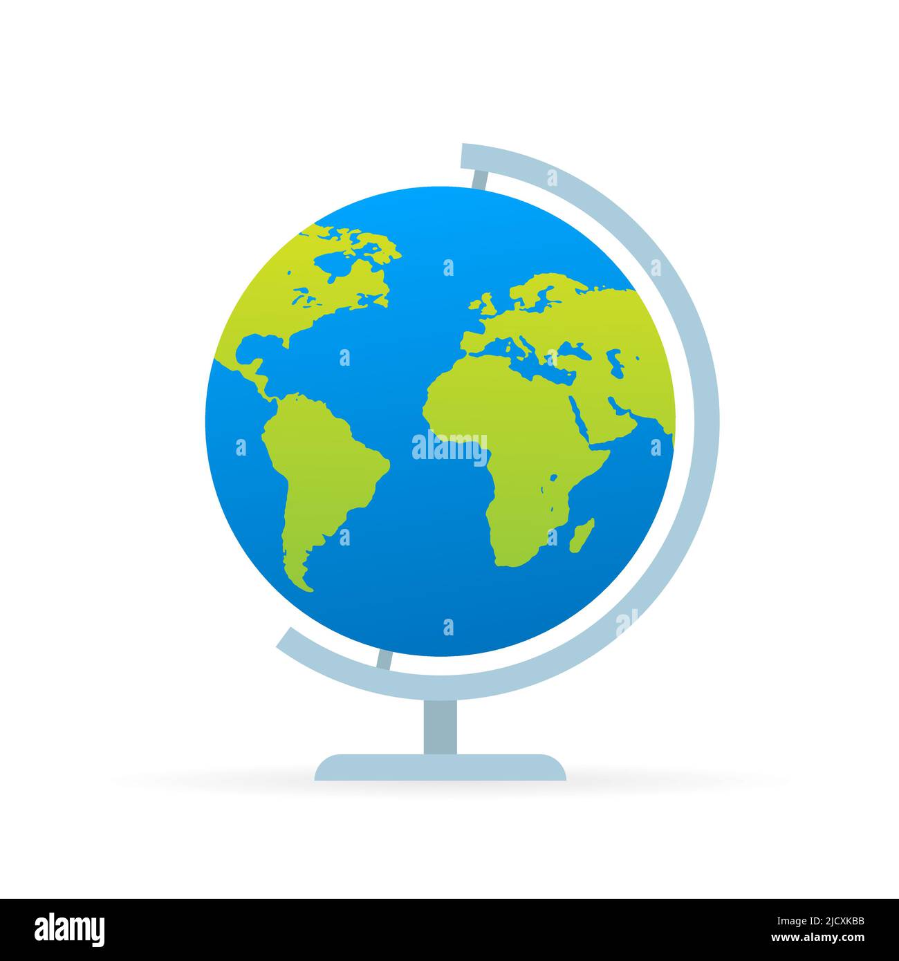 Earth globes isolated on white background. Flat planet Earth icon ...