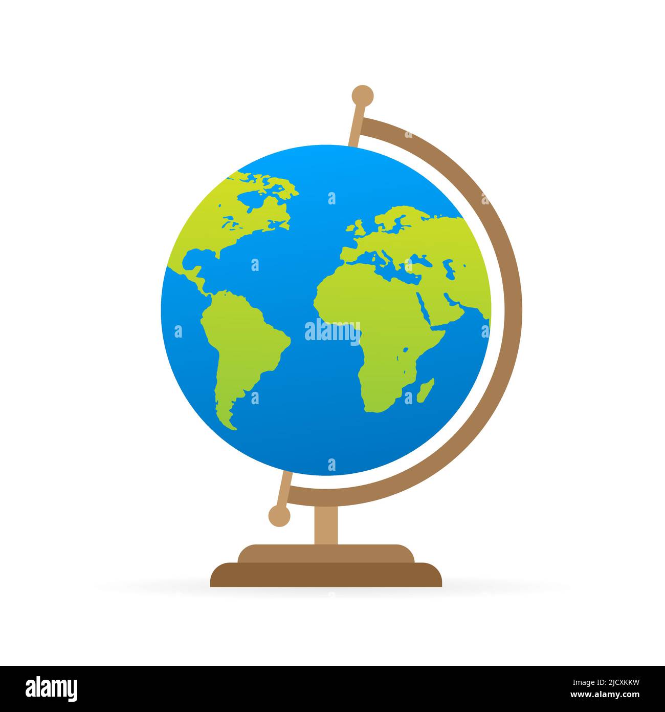 Earth globes isolated on white background. Flat planet Earth icon ...