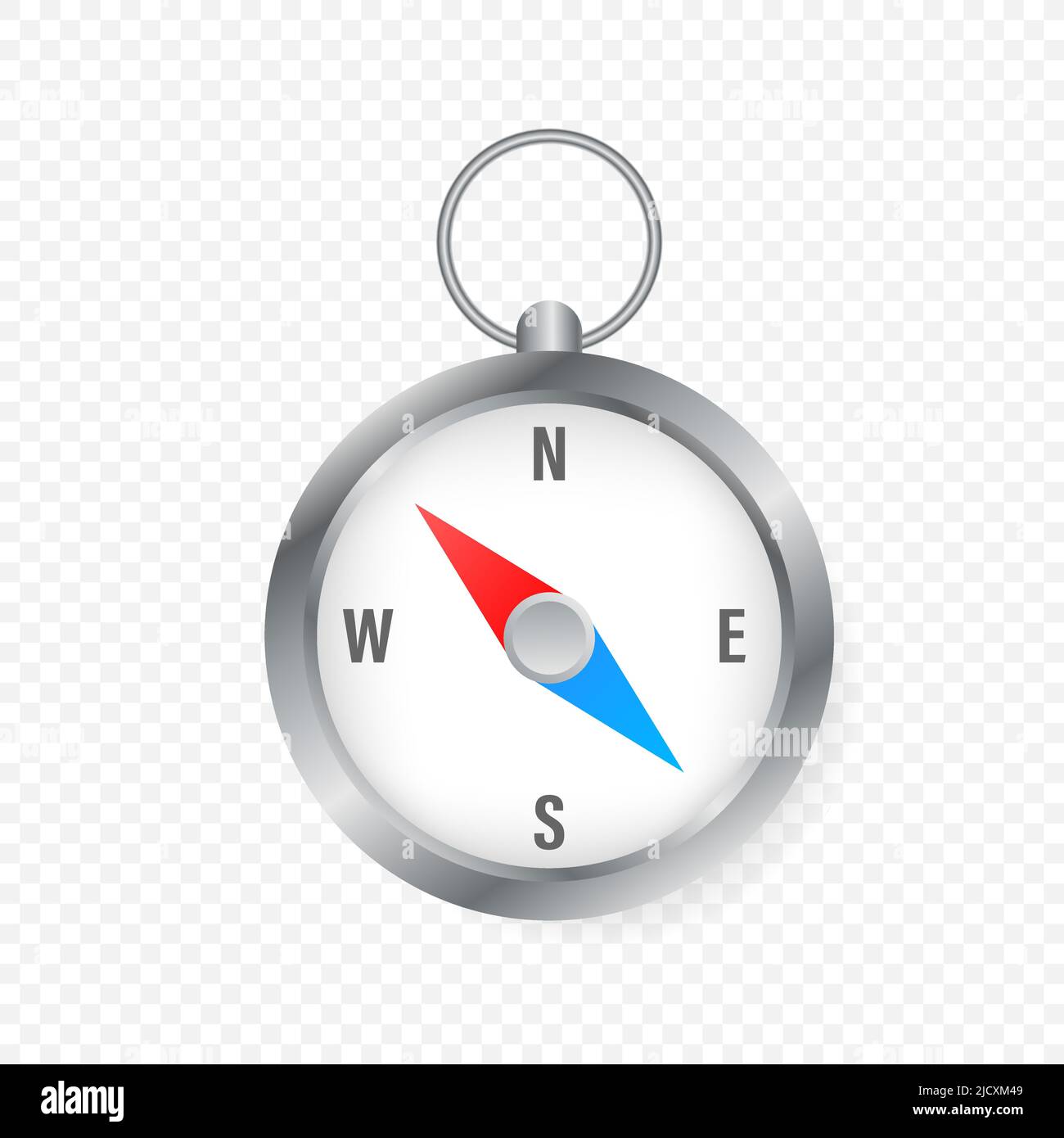 Compass on a white background. Vector Illustration Stock Vector