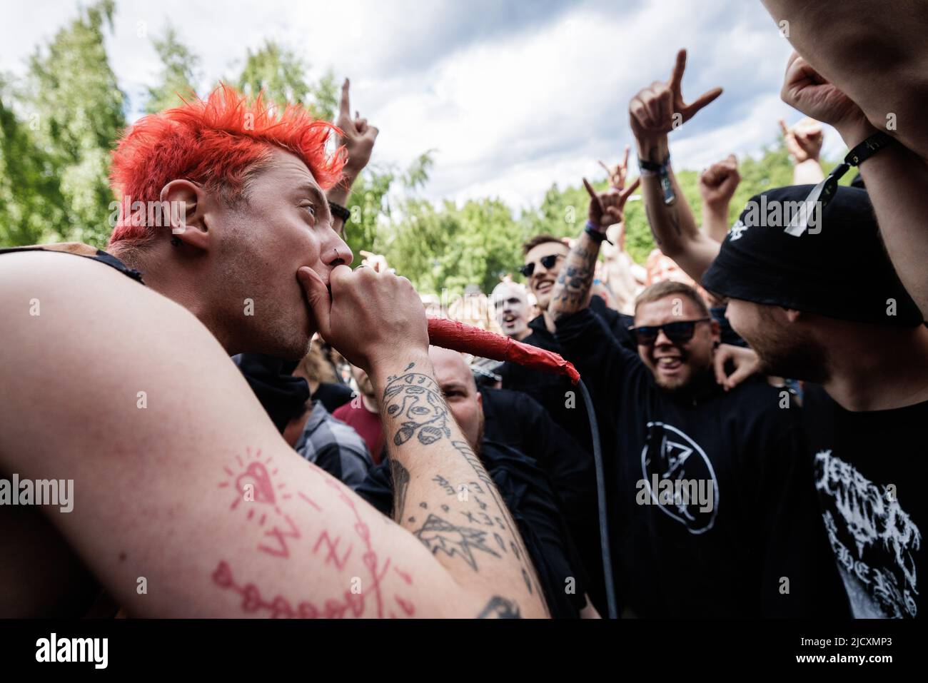 Copenhagen, Denmark. 15th June, 2022. The British rockband Wargasm ...