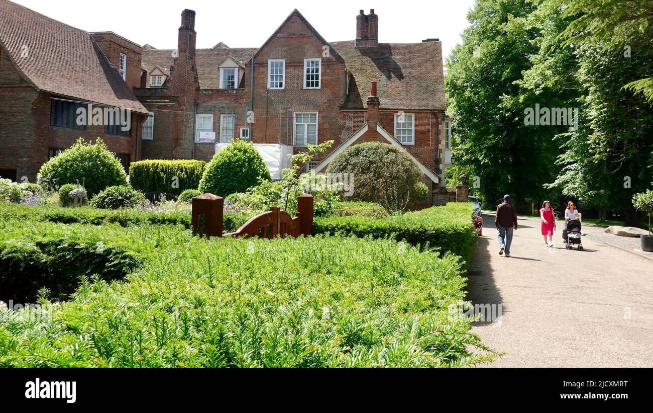 Ipswich, Suffolk, UK 16 June 2022 Christchurch Park mansion house