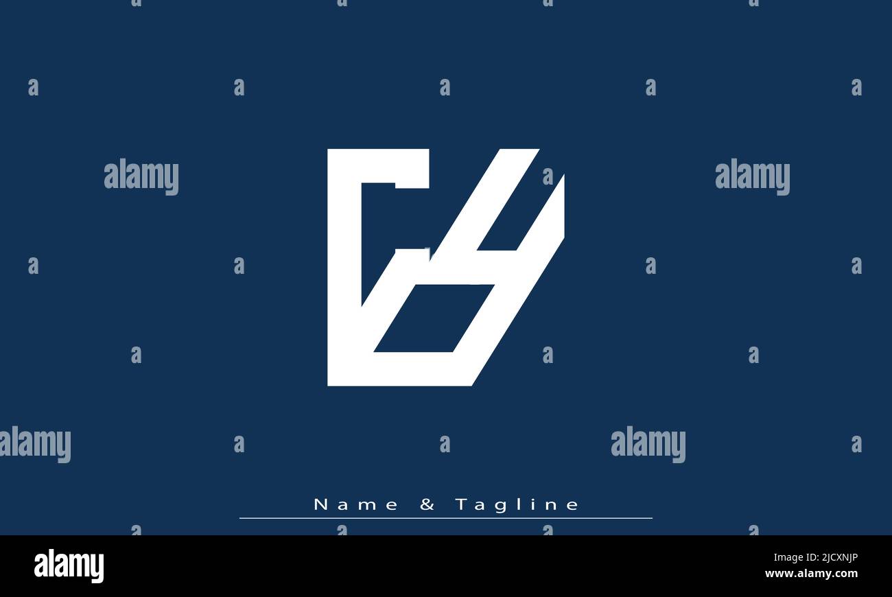 Alphabet letters Initials Monogram logo CY , YC Stock Vector