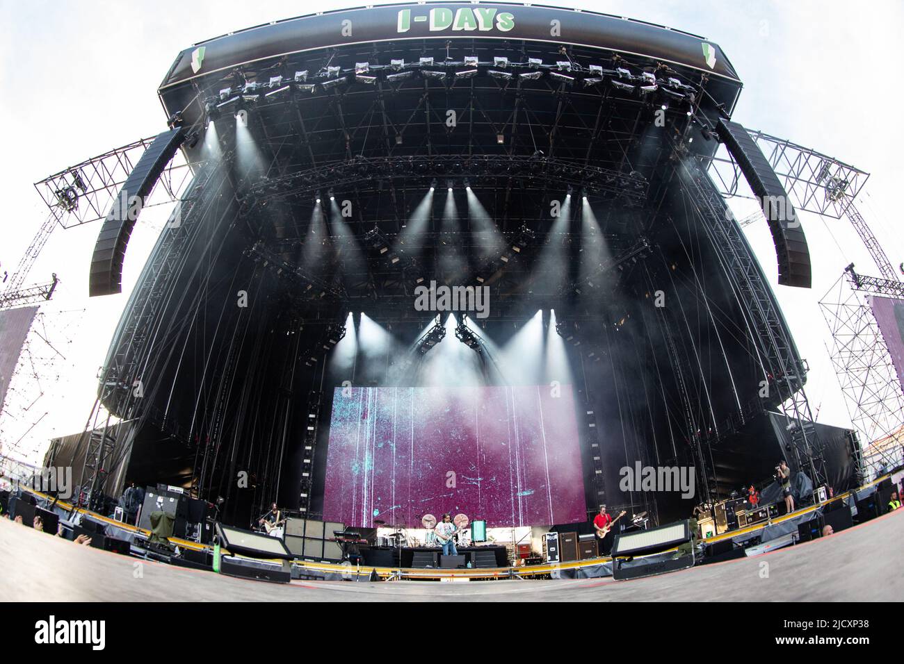 Milan Italy. 15 June 2022. The American rock band WEEZER performs live on stage at Ippodromo