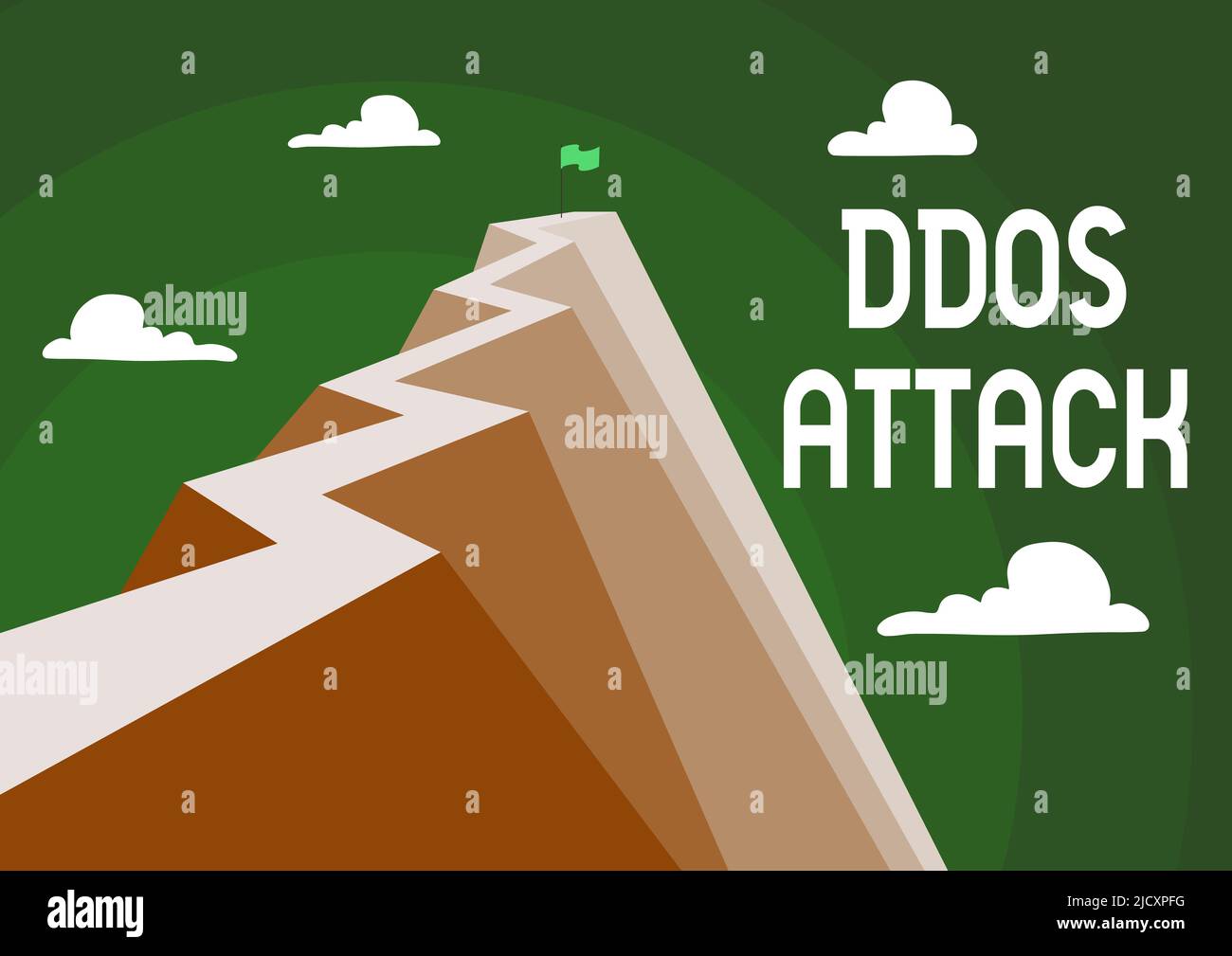 Handwriting text Ddos Attack. Concept meaning perpetrator seeks to make  network resource unavailable Mountain showing high road symbolizing  reaching Stock Photo - Alamy