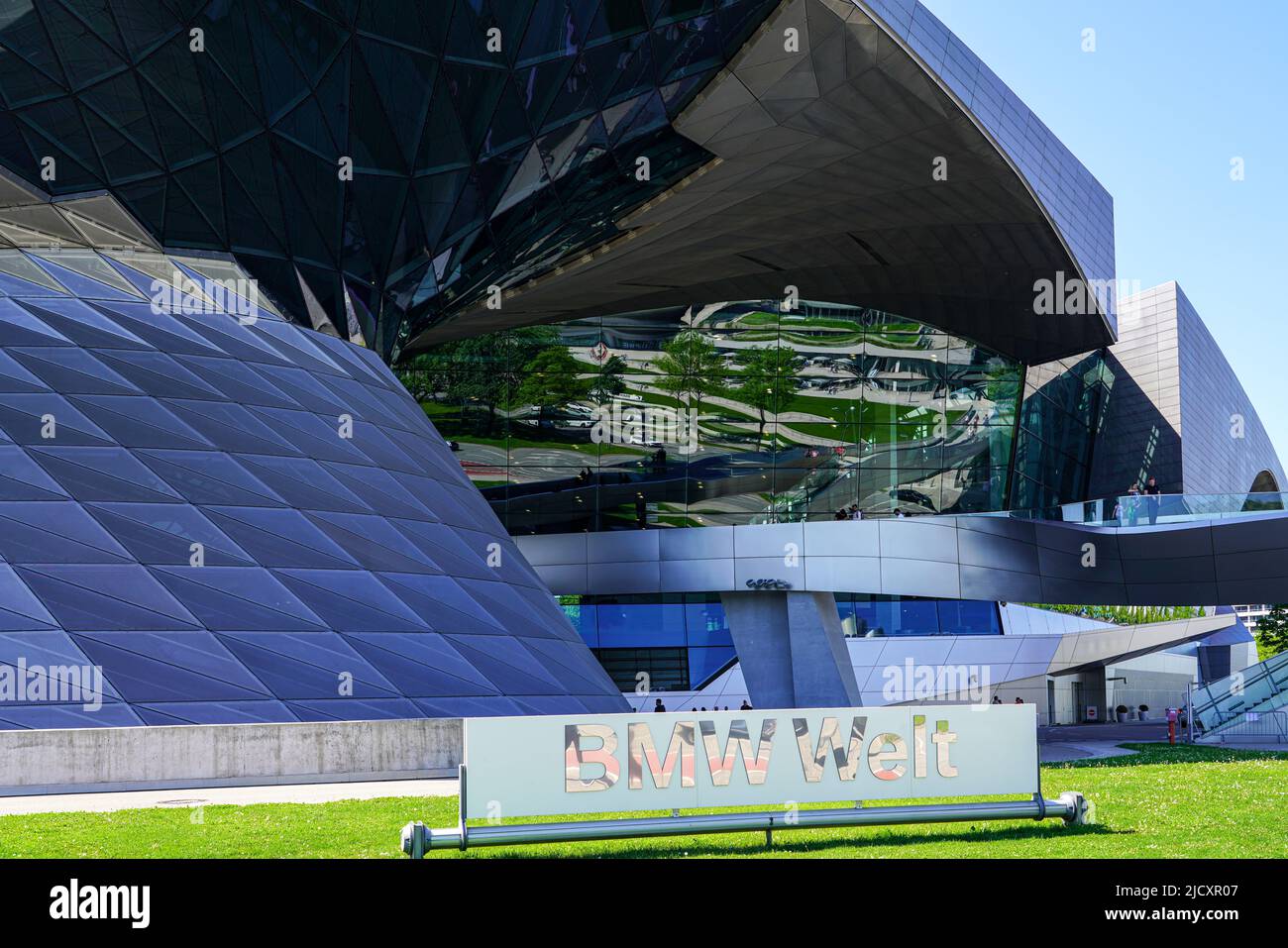 BMW Welt Architect Coop Himmelb l au Munich Bavaria Germany 15 5 22 Stock Photo Alamy