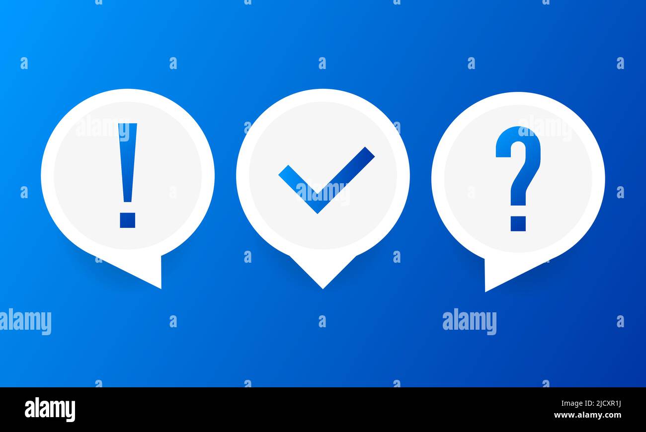 Quiz vector logo isolate on white, questionnaire icon, poll sign Stock ...