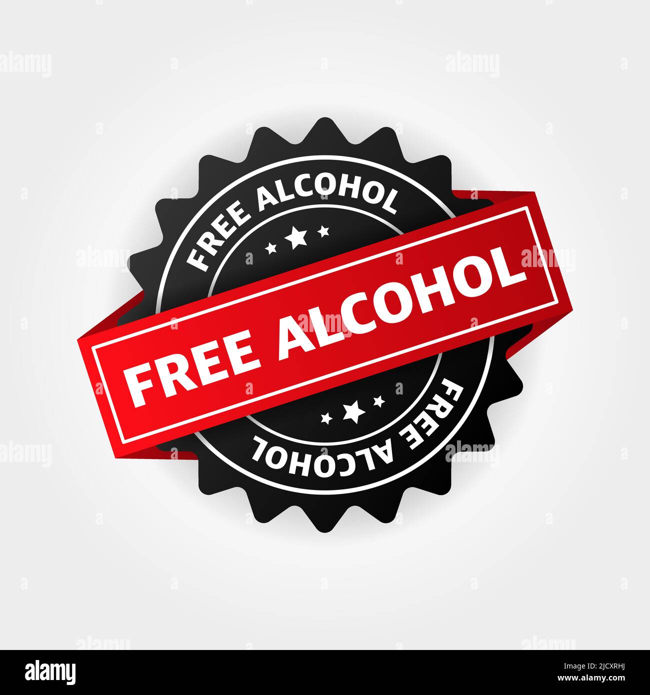 Alcohol free icon symbol. Vector illustration Stock Vector Image & Art ...