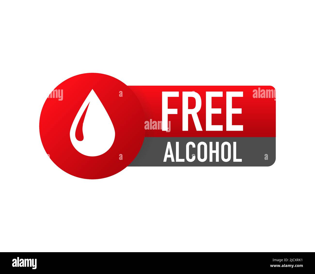 Alcohol free icon symbol. Vector illustration Stock Vector Image & Art ...