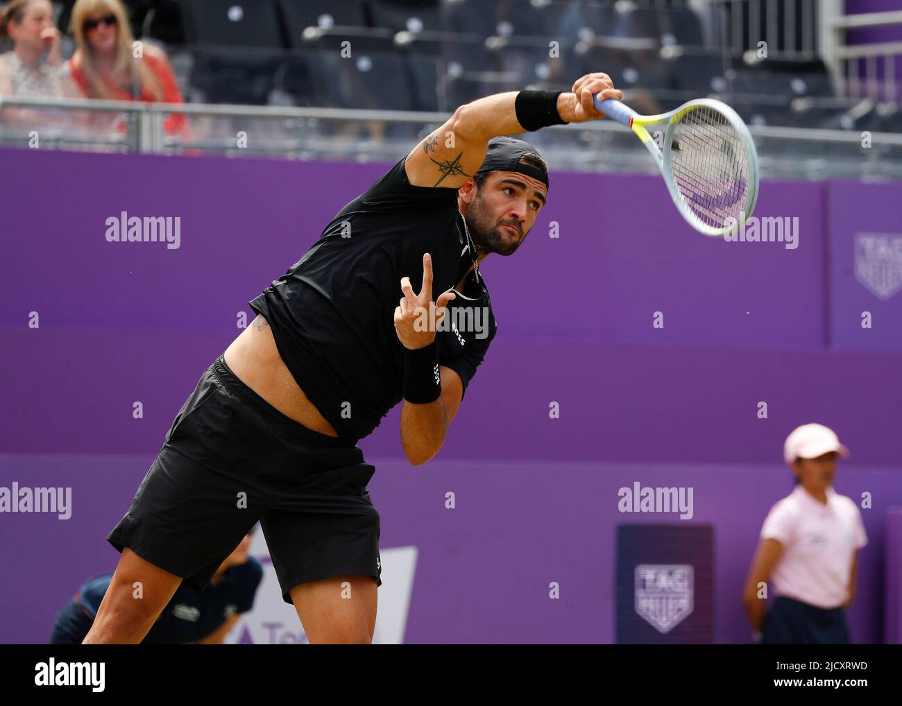 16th June 2022; Queens Club, West Kensington, London, England; Cinch