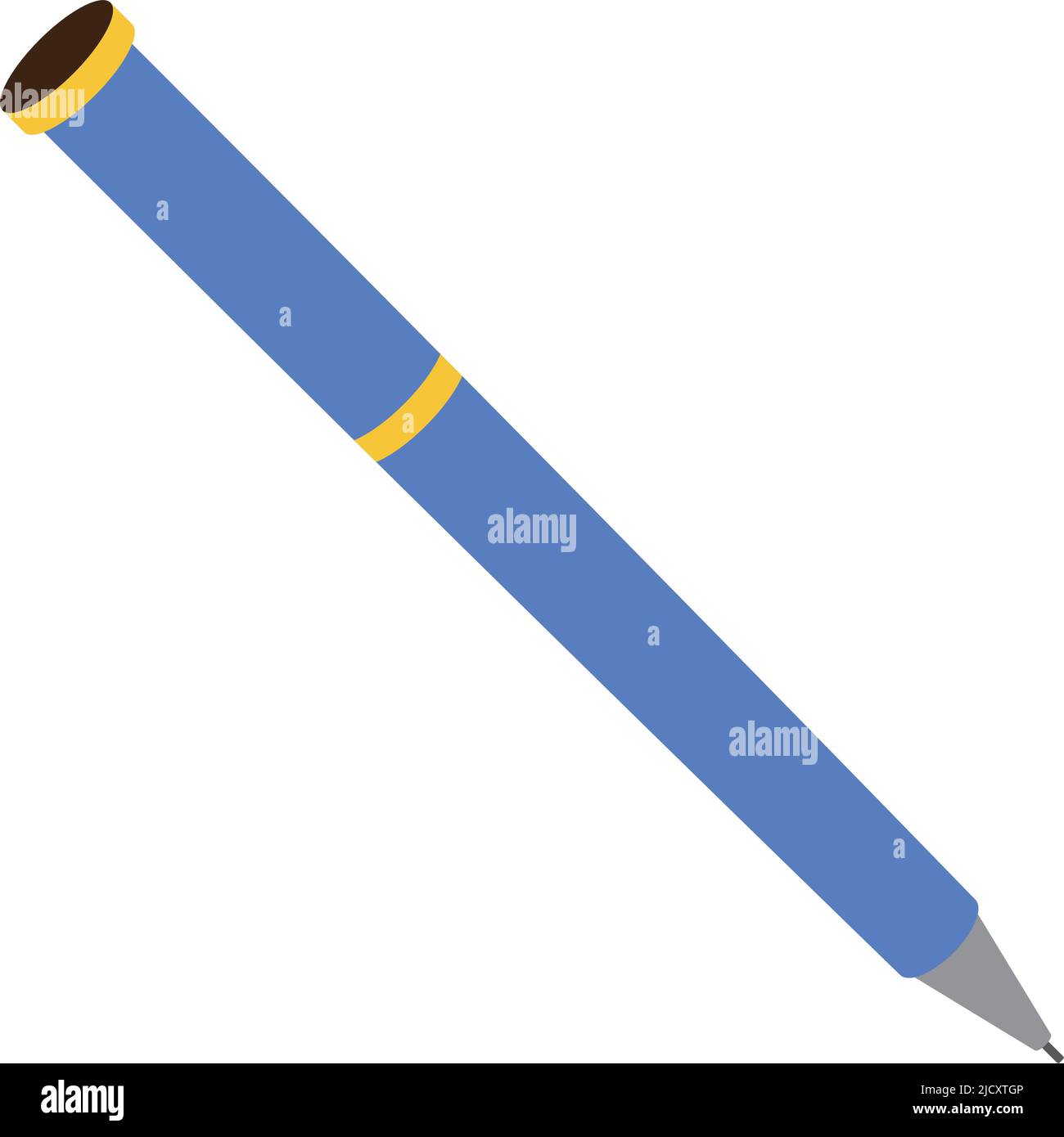 blue pen supply school icon Stock Vector Image & Art - Alamy