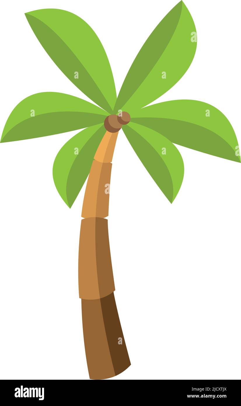 tropical tree palm nature icon Stock Vector Image & Art - Alamy