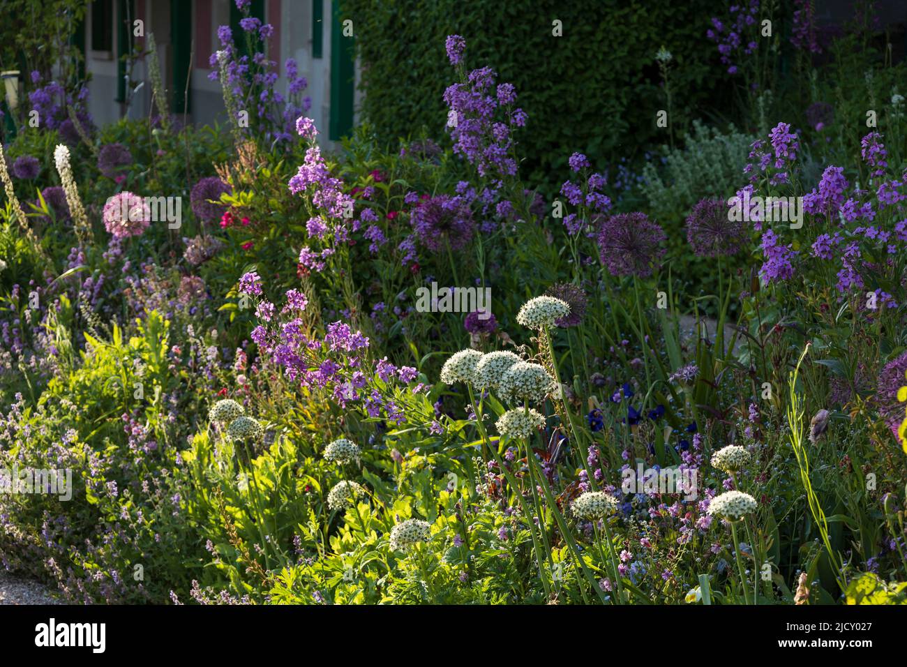 Monet's garden in Giverny, Normandy, France Stock Photo