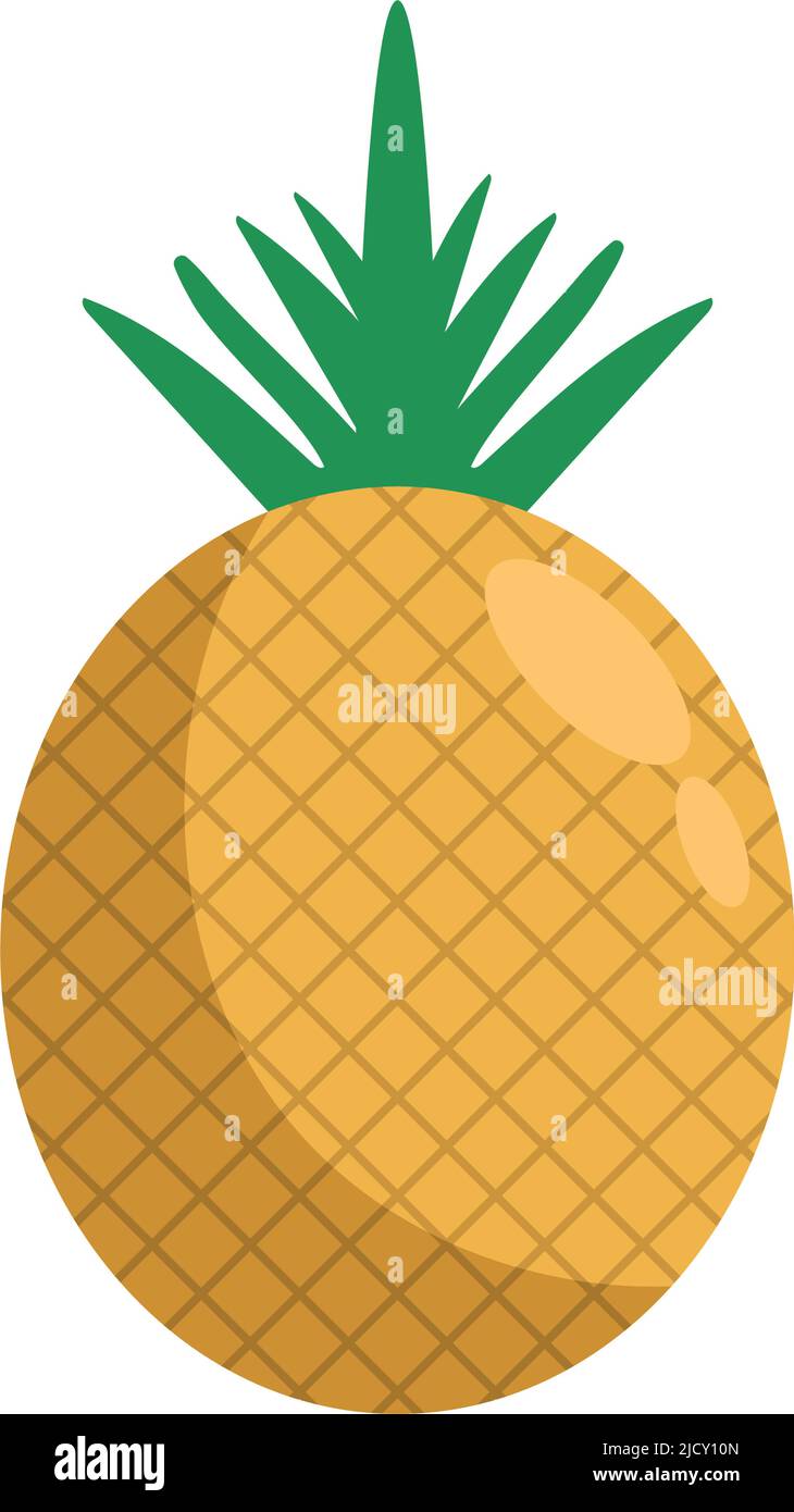fresh pineapple fruit healthy icon Stock Vector Image & Art - Alamy