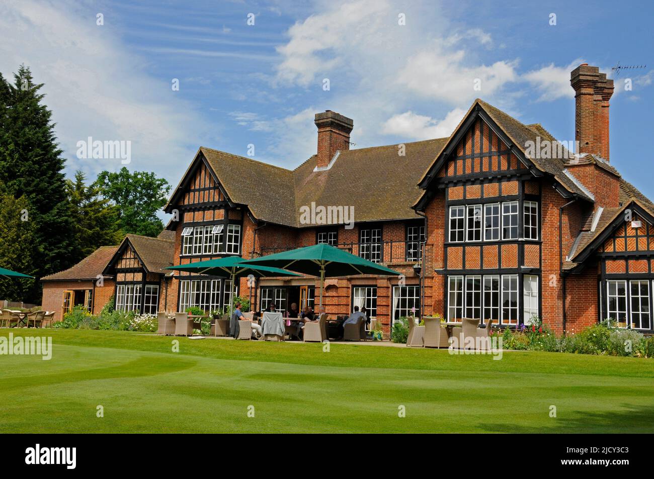 The Clubhouse, Swinley Forest Golf Club, Ascot, Berkshire; England Stock Photo