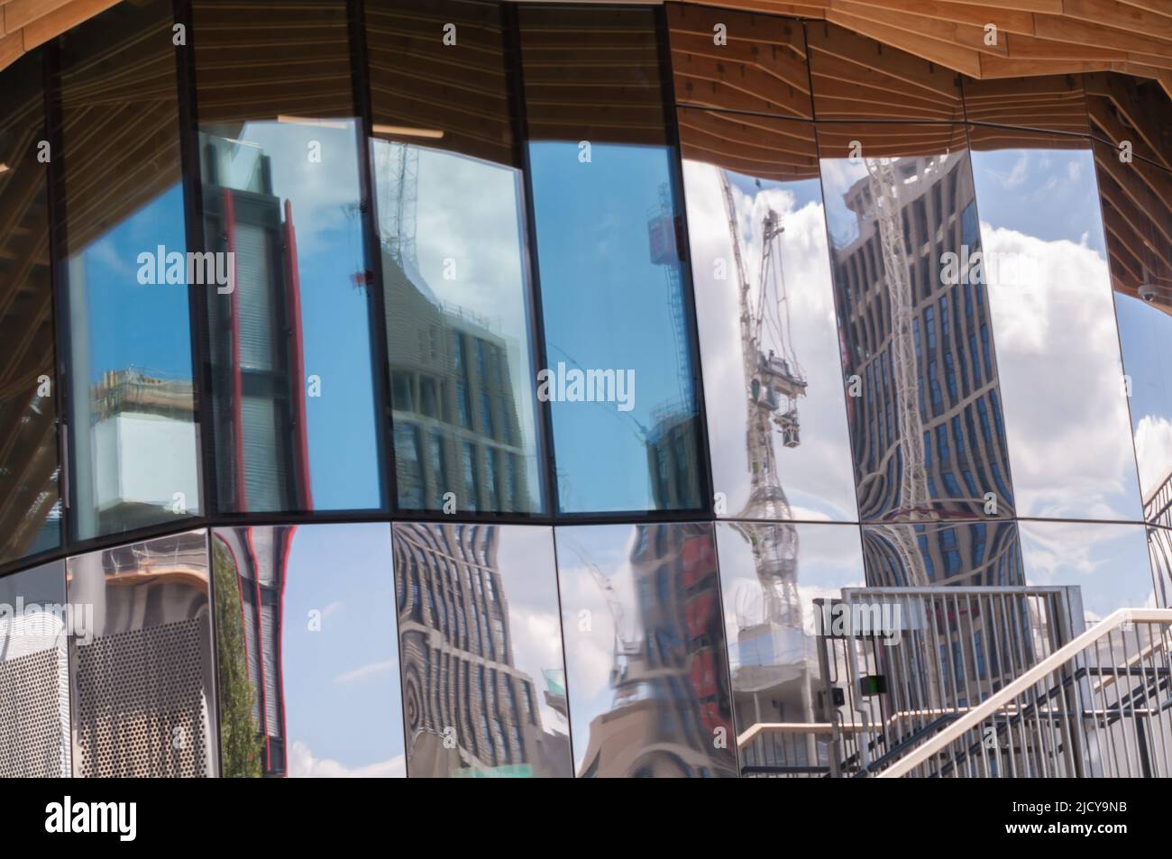 Hagen restaurant timber pavilion in Queen Elizabeth Olympic Park