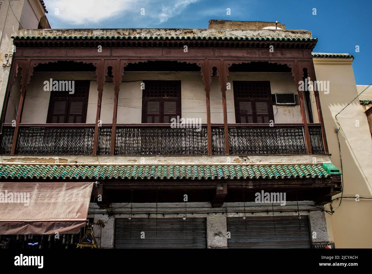 Fez, Morocco - June 16, 2022 Cityscape and architecture of Fez, the ...