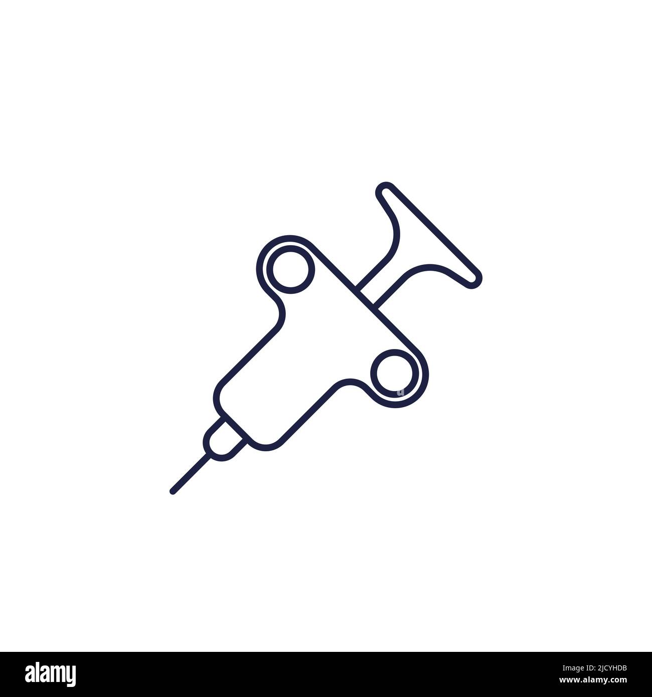 biopsy tool icon, line vector Stock Vector Image & Art - Alamy