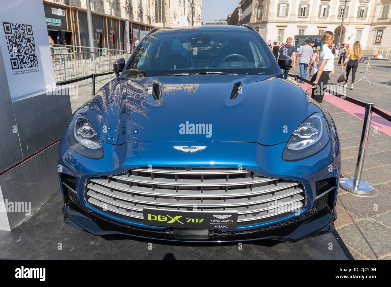 MILANO, ITALY, the Milan Monza Motor Show, from 16 th to 19 th June 2022 - Aston Martin dbx 707 Credit: Christian Santi/Alamy Live News Stock Photo